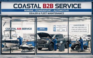 Marine and powersport service shops